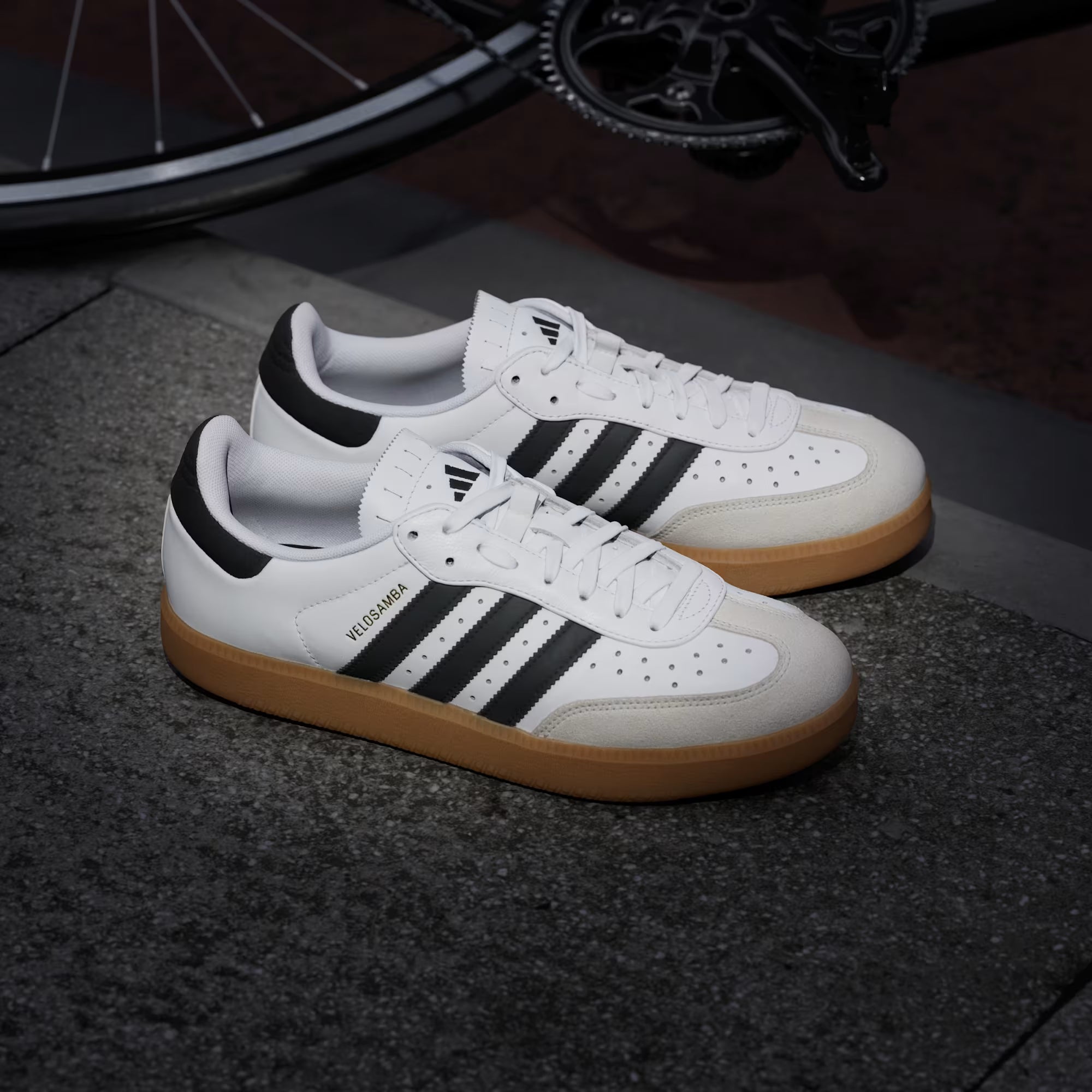 Adidas Velosamba Leather shoes - White black
