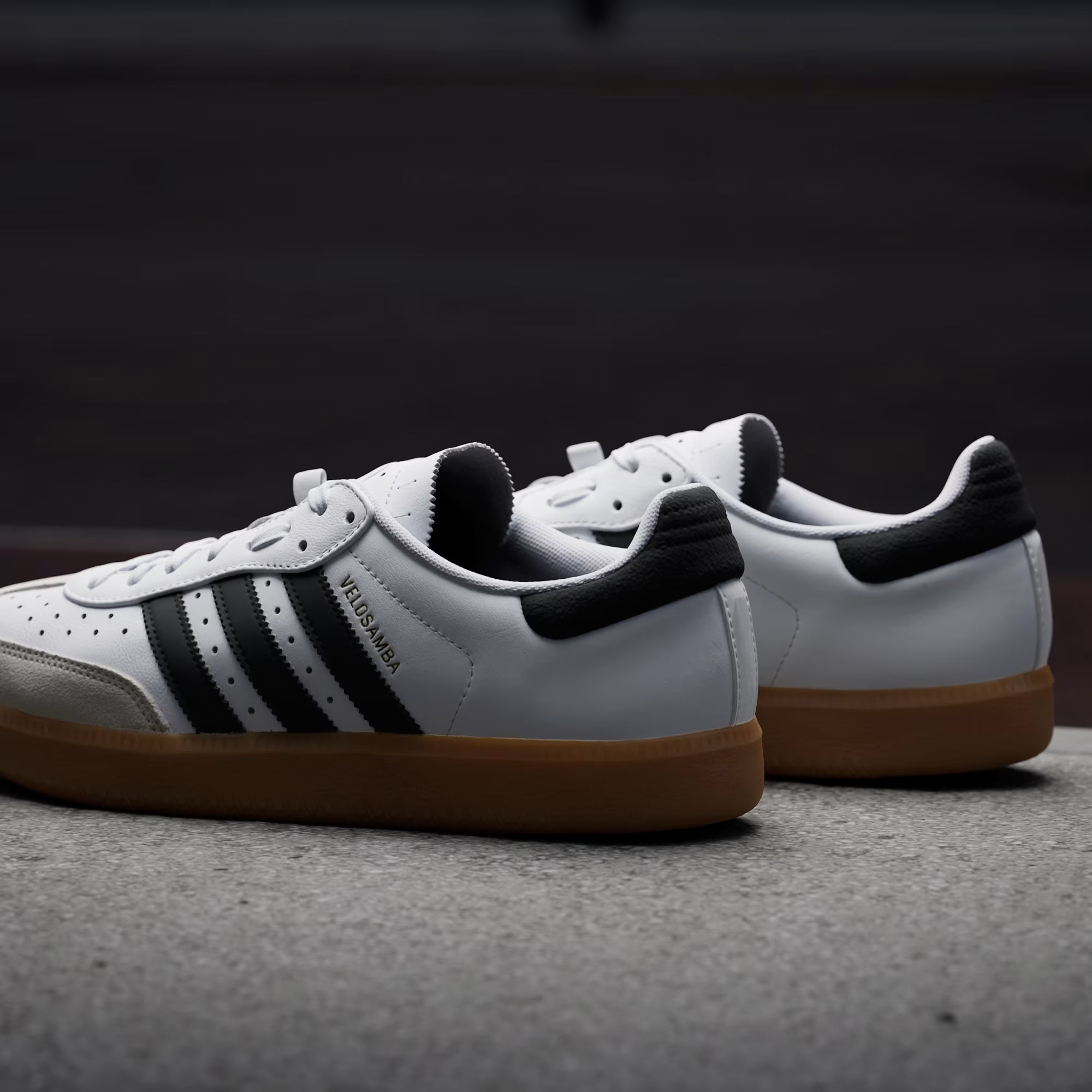 Adidas Velosamba Leather shoes - White black