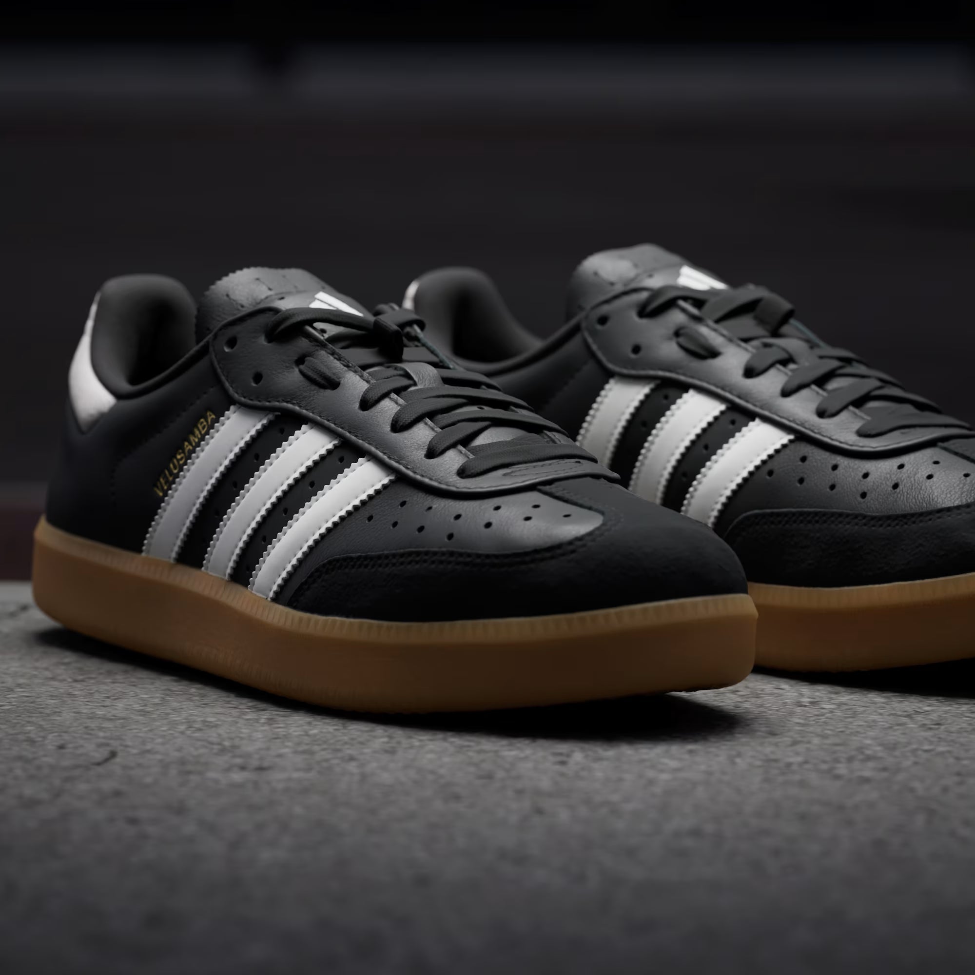 Adidas Velosamba Leather shoes - Black