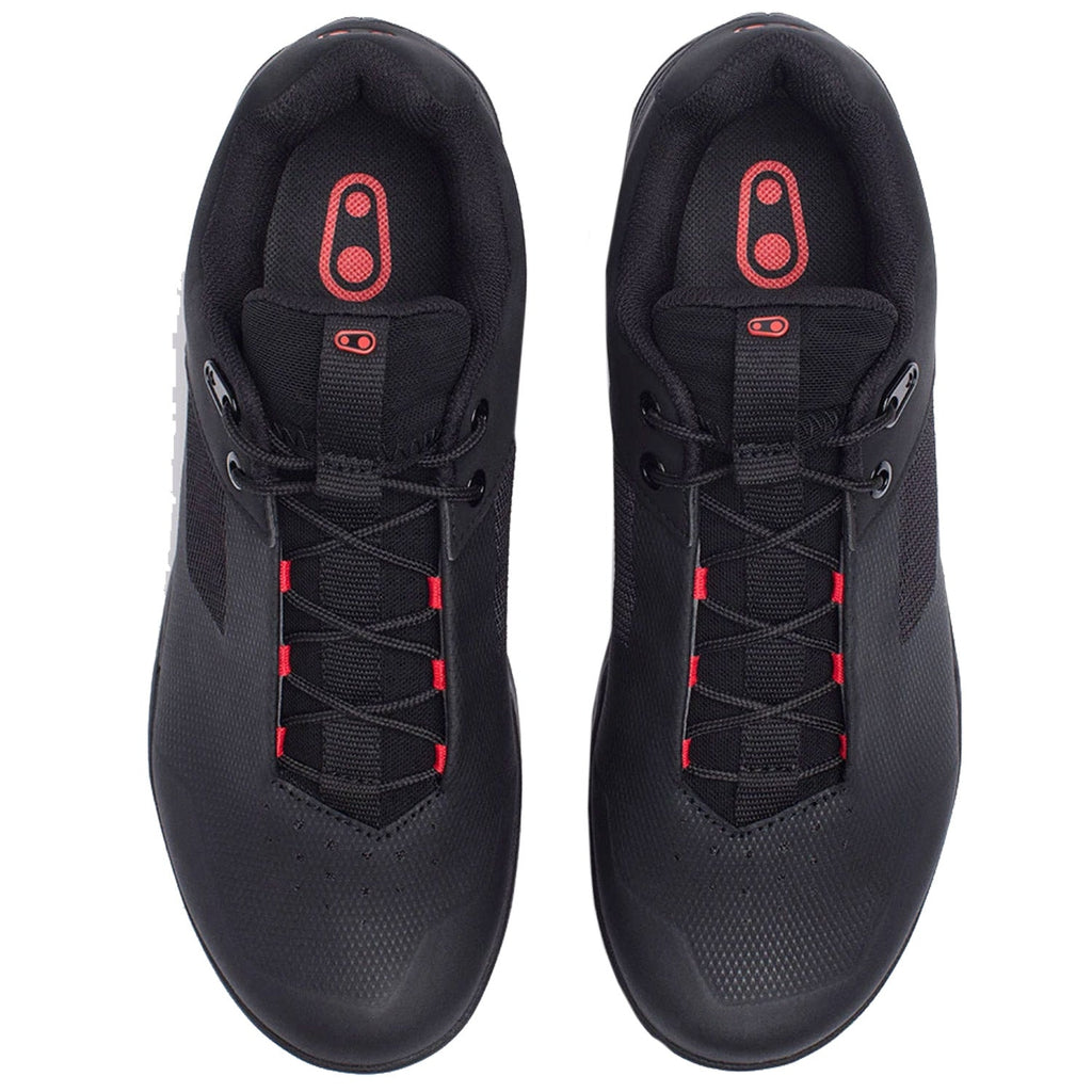 Crank Brothers Mallet Lace shoes - Black red