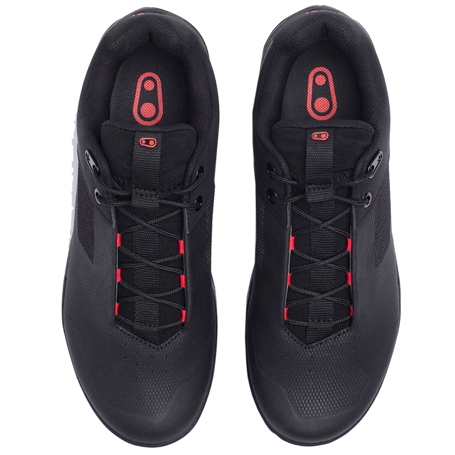 Crank Brothers Mallet Lace shoes - Black red