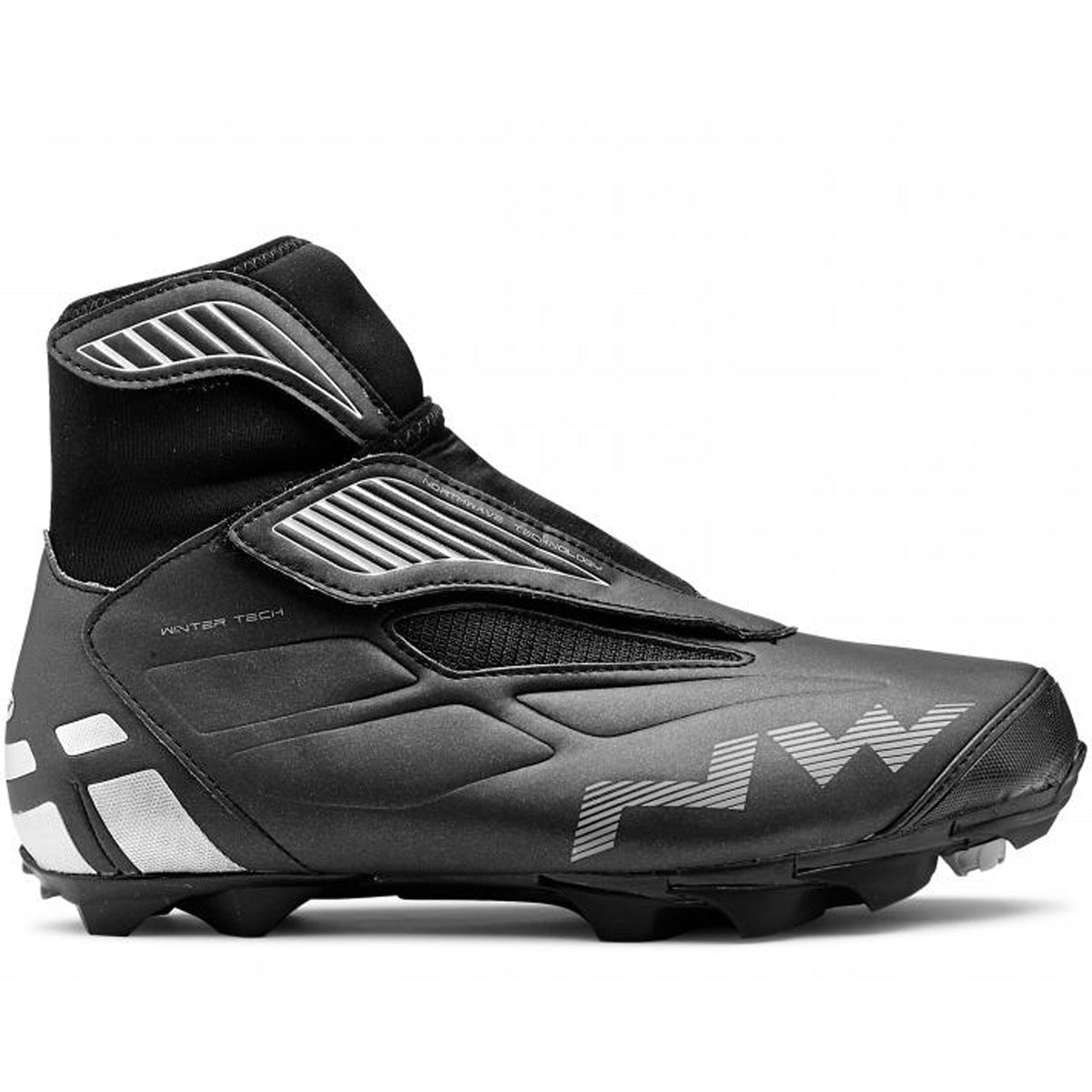 Northwave Husky SMU shoes - Black silver