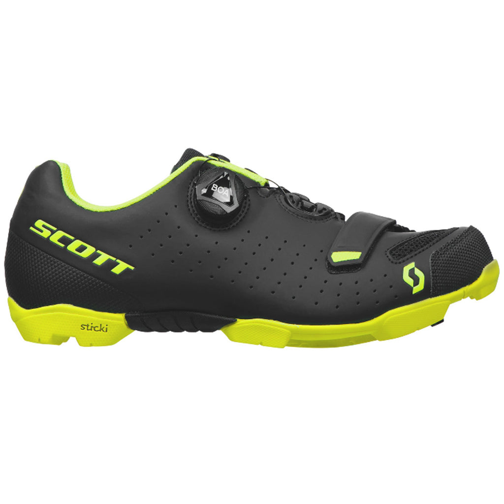 Scott mtb Comp Boa shoes - Black yellow