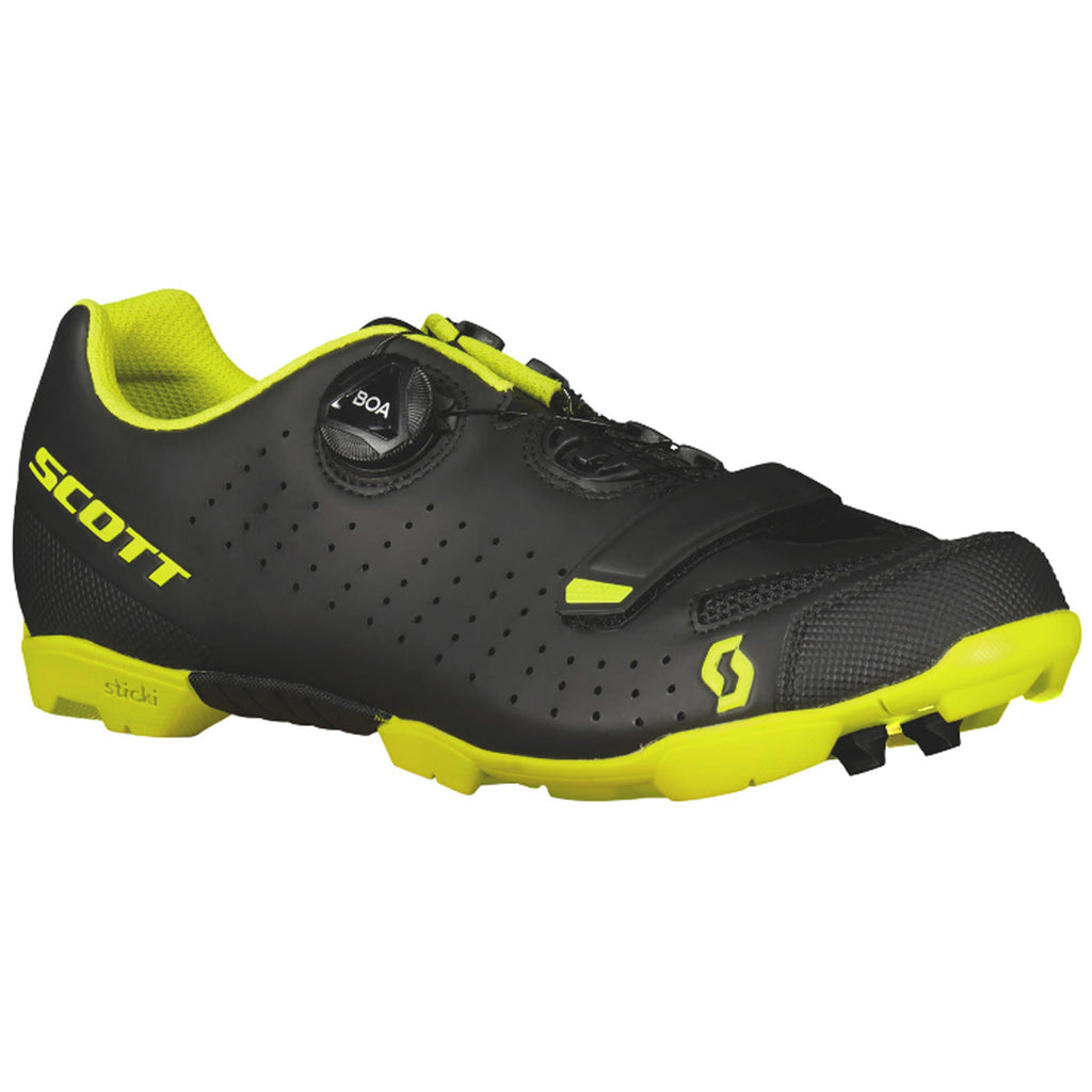 Scott mtb Comp Boa shoes - Black yellow